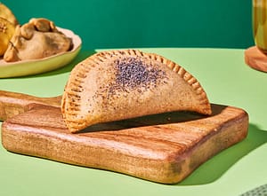 la mejor empanadilla argentina artesanal sabor puerro y champiñón