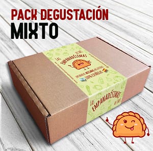 Pack Degustación Mixto (8 empanadas con sabores tradicionales y veganos)